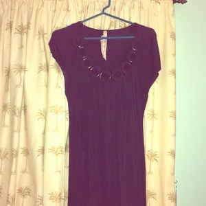 Navy blue bailey flowy dress